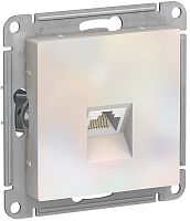 Розетка компьютерная без рамки Systeme Electric AtlasDesign 1-м. RJ45 5e жемчуг картинка